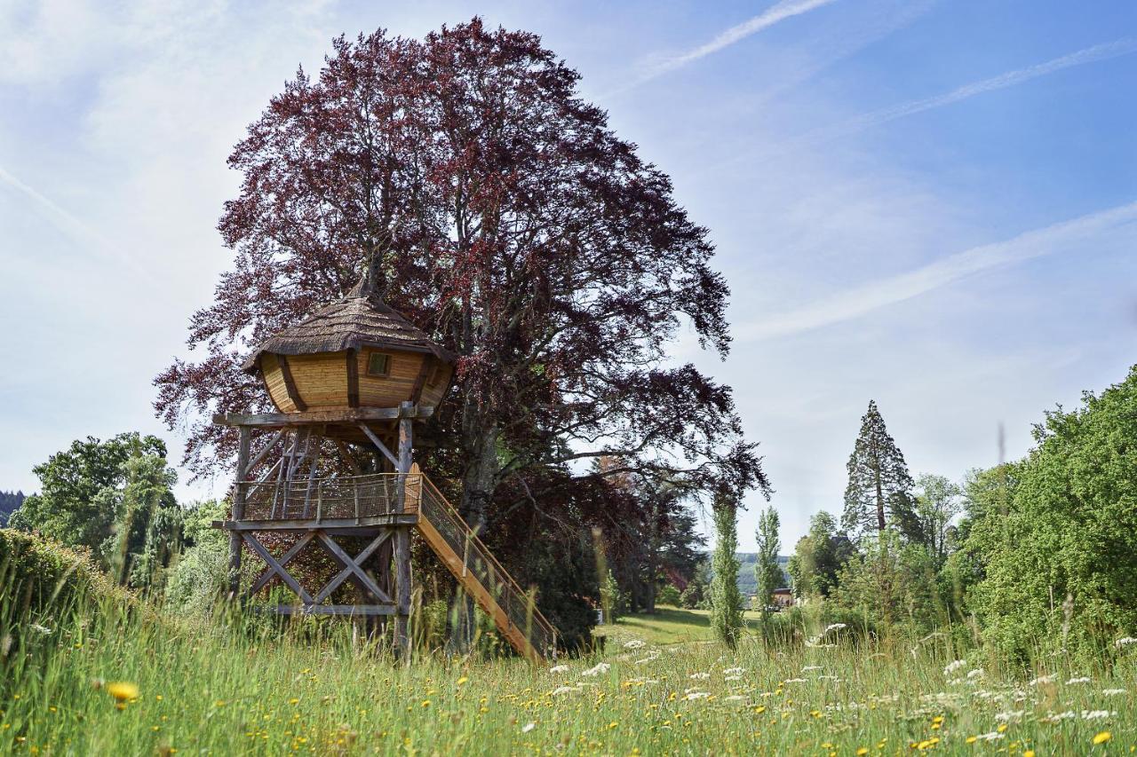 Cabane Perchee Dans Les Arbres Saint-Hilaire-en-Morvan エクステリア 写真