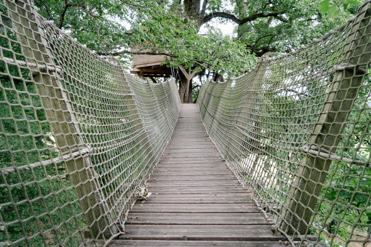 Cabane Perchee Dans Les Arbres Saint-Hilaire-en-Morvan エクステリア 写真