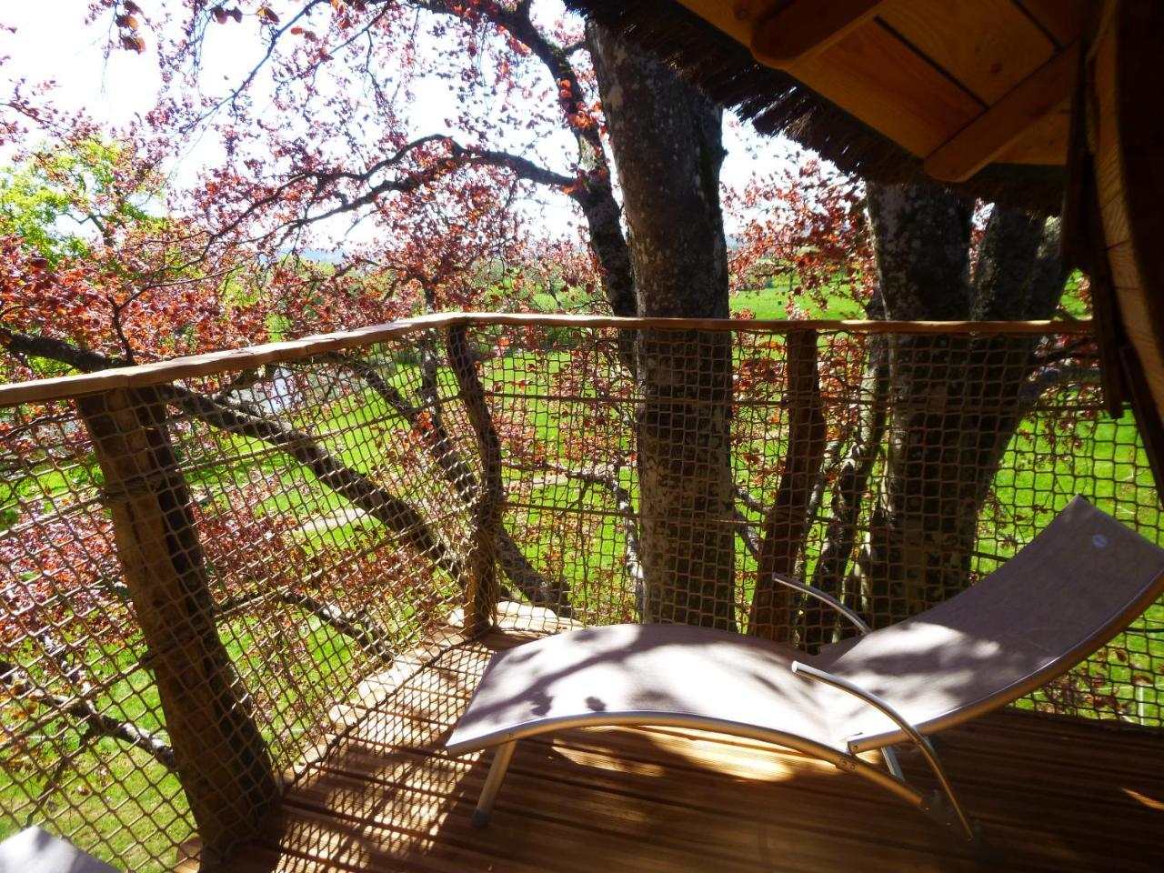 Cabane Perchee Dans Les Arbres Saint-Hilaire-en-Morvan エクステリア 写真
